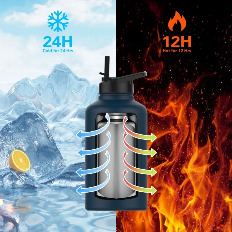 

900 мл термокружка из нержавеющей стали с ручкой, изолированная чашка большой емкости, офисный и домашний стакан, спортивная бутылка для воды на открытом воздухе