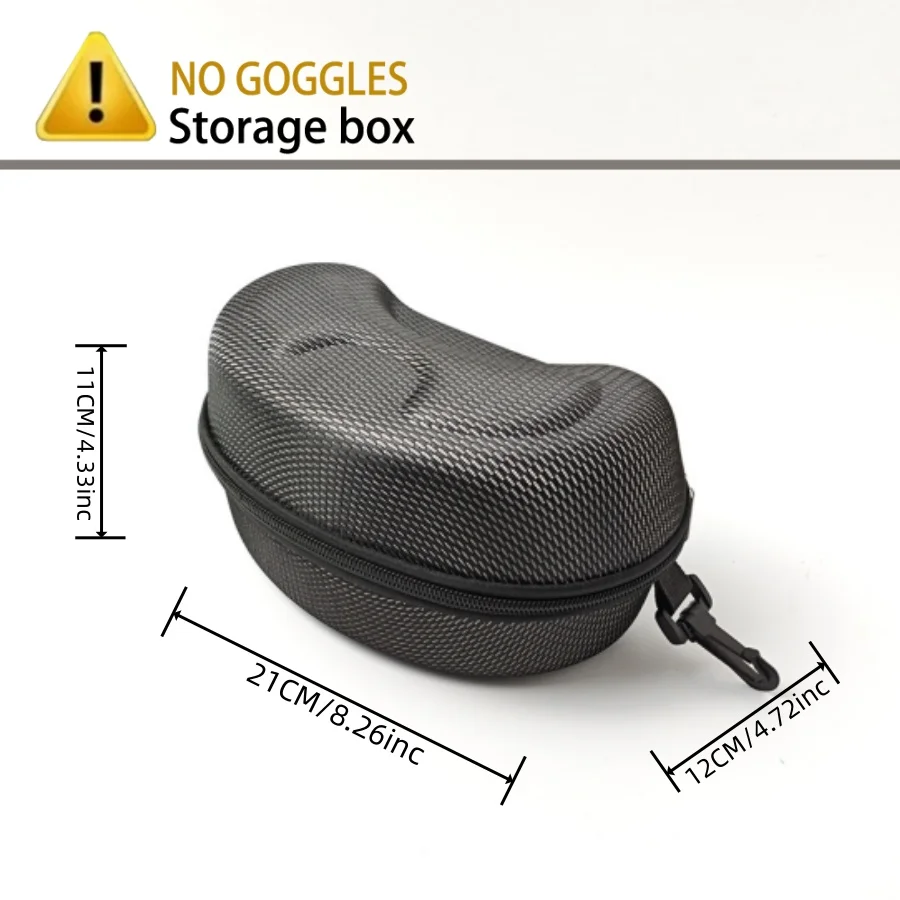 2024 حافظة نظارات التزلج حقيبة نظارات التزلج حافظة نظارات التزلج صندوق تخزين متعدد الوظائف نظارات واقية معدات نظارات التزلج