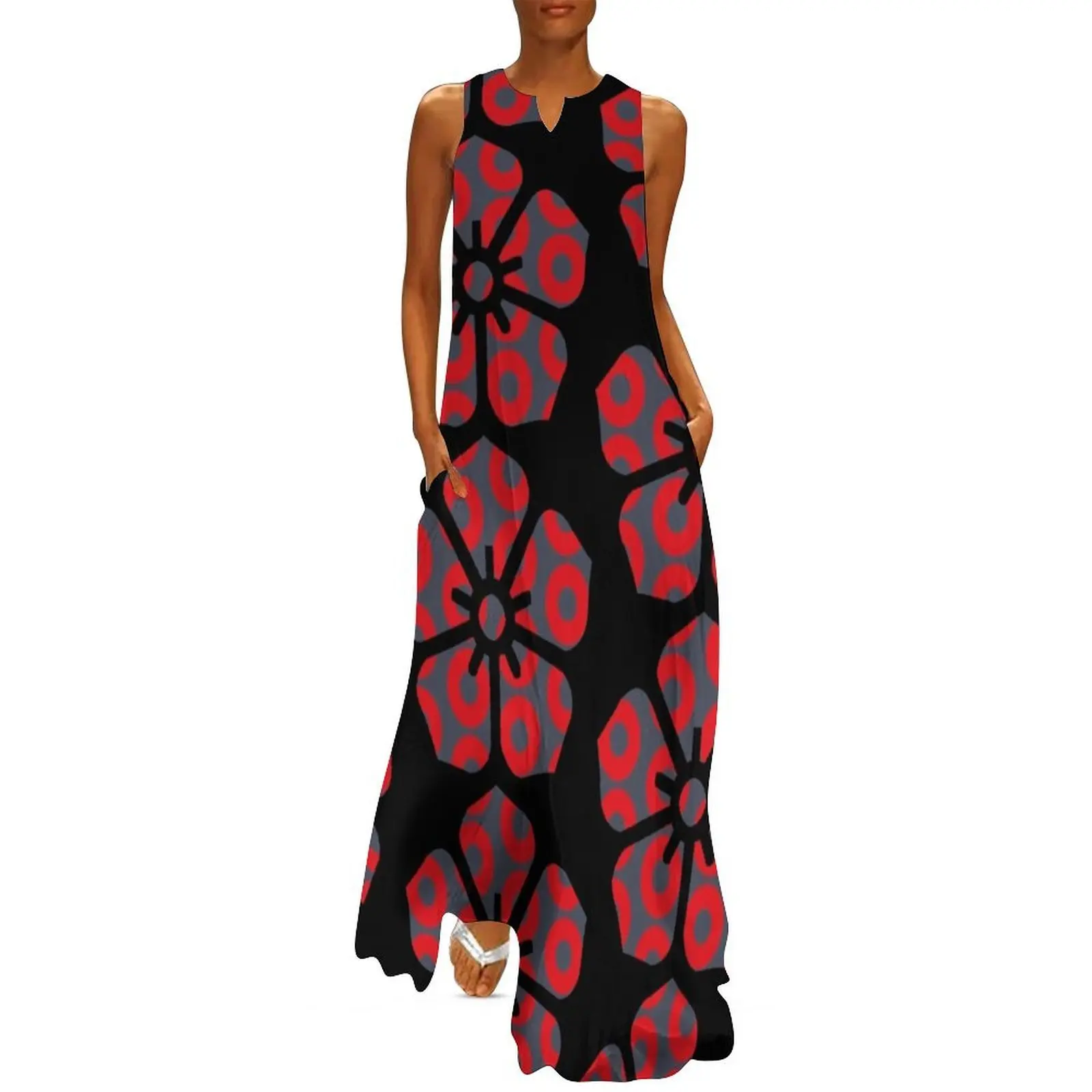

Tropical Fishman Donut Flower Long Dress summer dress woman 2025 trendy luxury dresses clothes for women Party dresses for women