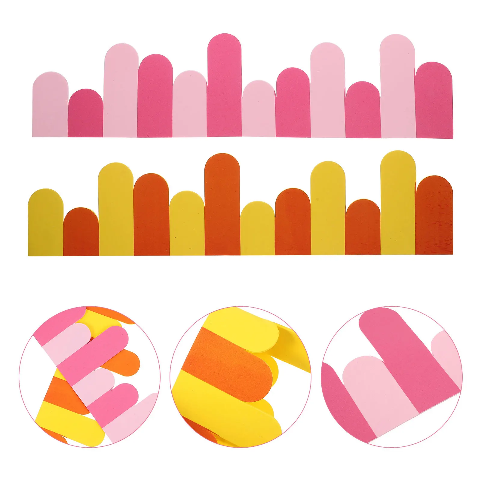 

Cartoon Border Wall Decals Non-Adhesive Kindergarten Classroom Wall Art Decorative Background Room Decoration