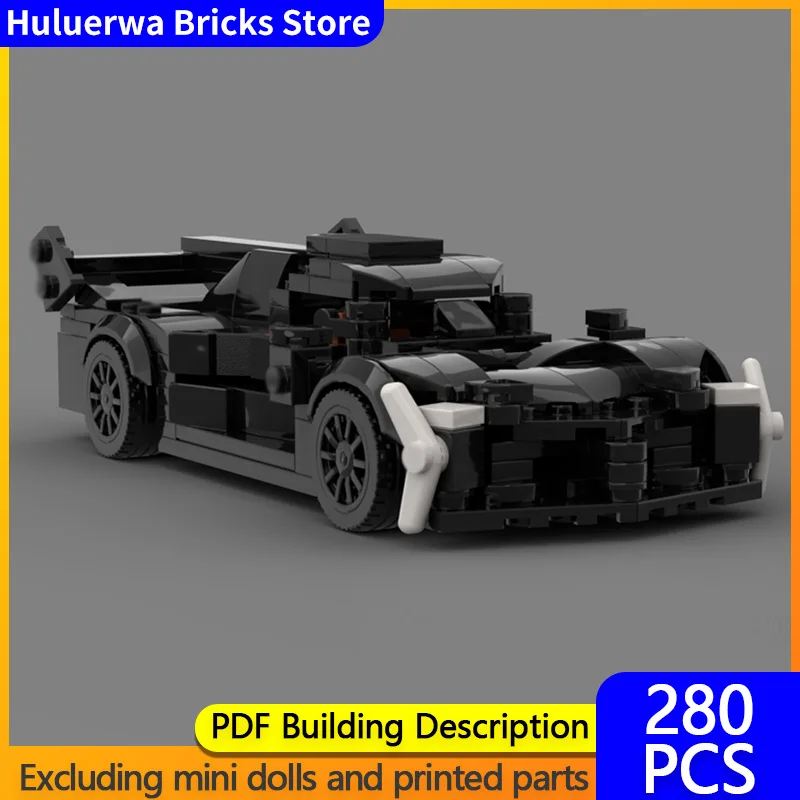 

Speed Racing Car Model MOC Building Bricks V Series R Hypercar Modular Technology Children Holiday Gifts Assemble Toys Suit