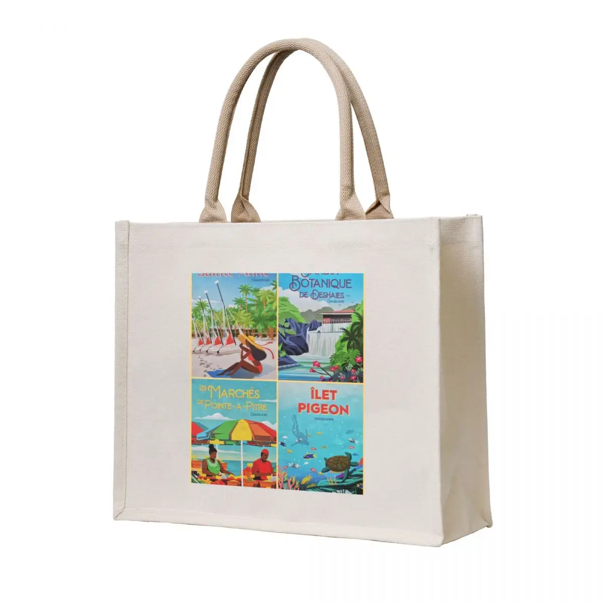 

Guadeloupe Tote Bag Gift bag Big bag canvas tote shopper women canvas