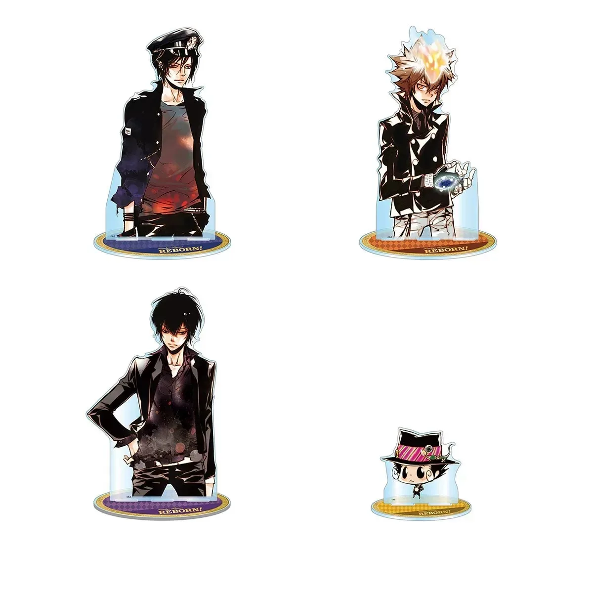 Anime Katekyo Hitman Reborn! Dino Acrylic Stand Figure Model Plate Keychains Desktop Ornament Festivals Gifts
