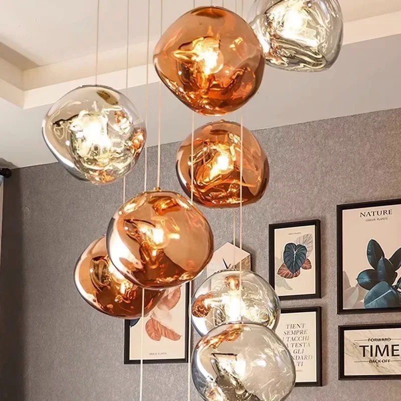 

Postmodern Lava Chandelier Unique Design Ideal for Bars Restaurants Living Rooms Dining Rooms Stylish Home Decor Lighting Fixtur
