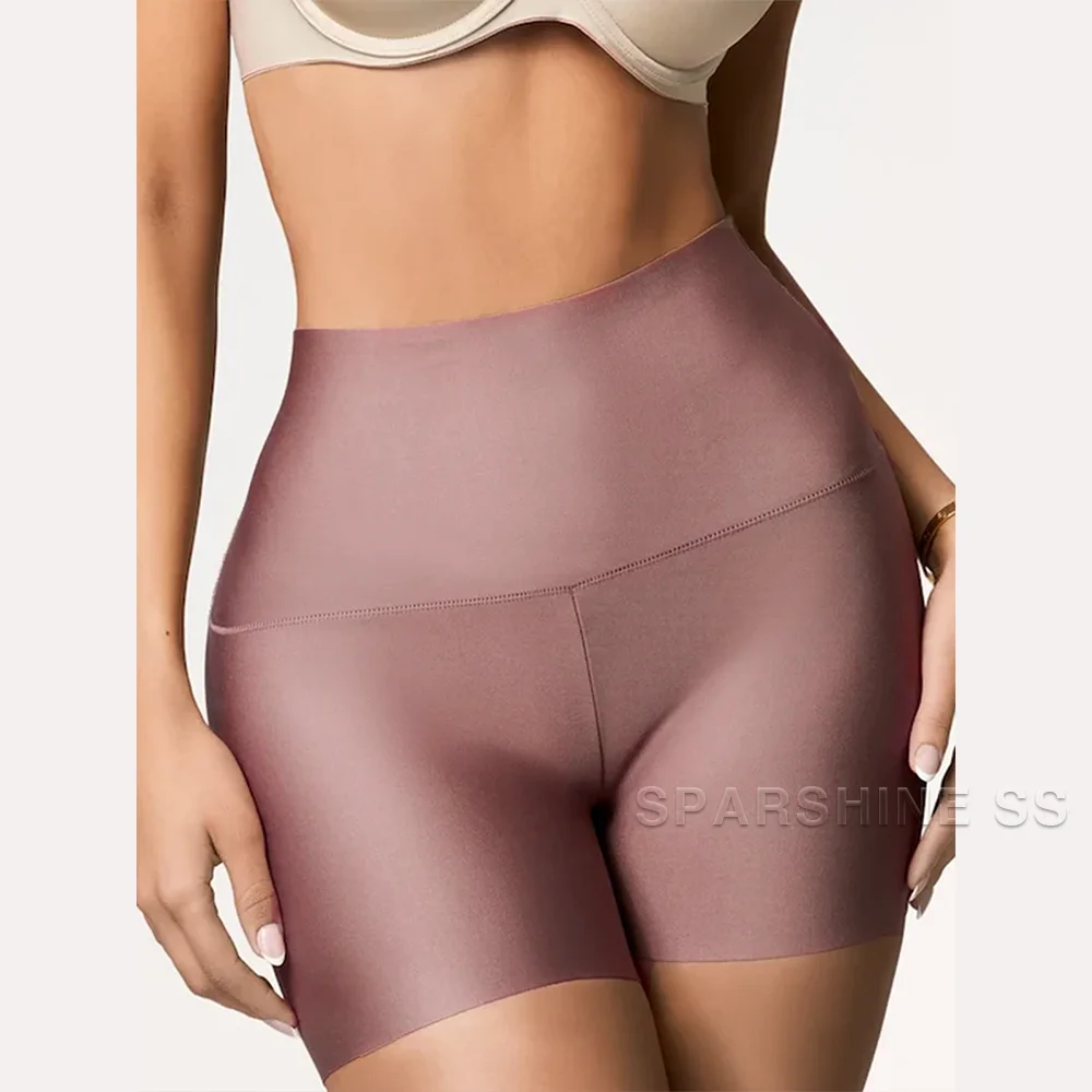 

Женские бесшовные корректирующие шорты с высокой талией, дышащая эластичная ткань с защитой от натирания ягодиц, XS-3XL