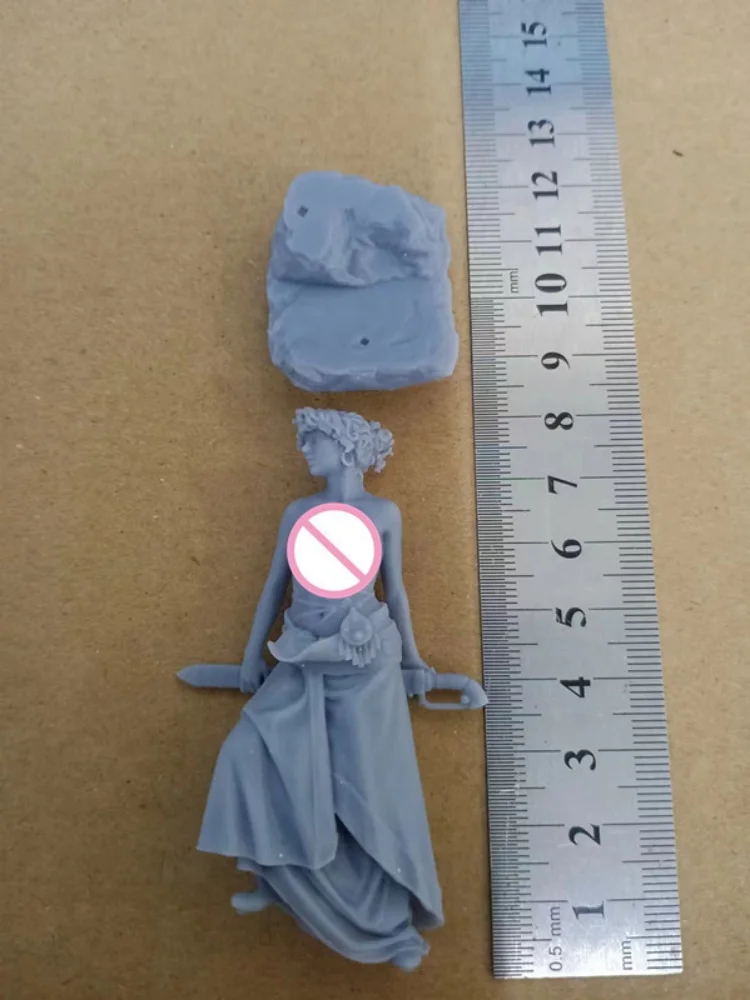 

salome NSFW DIY Resin Figures Model Kit 1/24 Scale 75mm Unpainted Unassembled 3D Toy