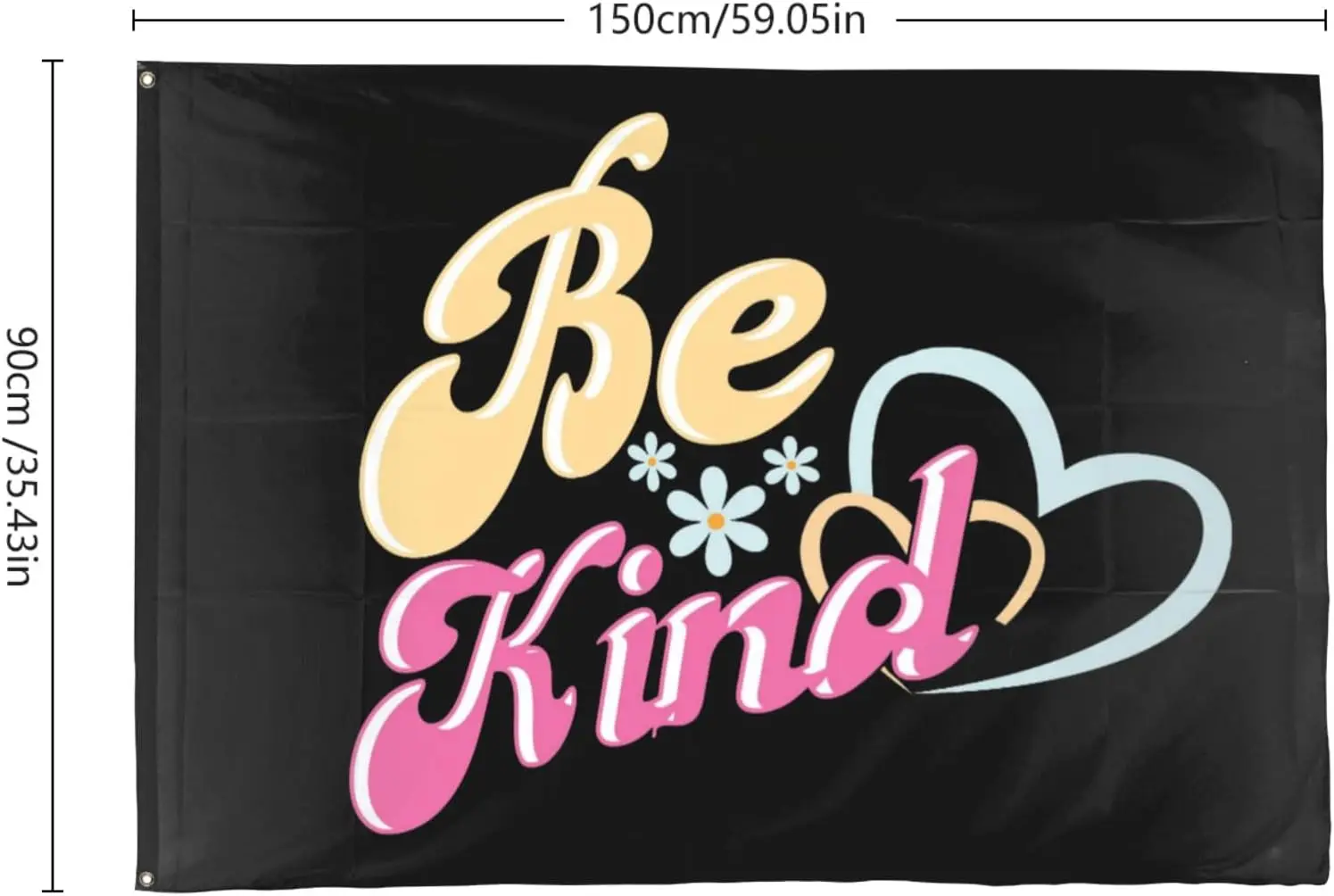 Flagicts 100% Polyester Be Kind Flags