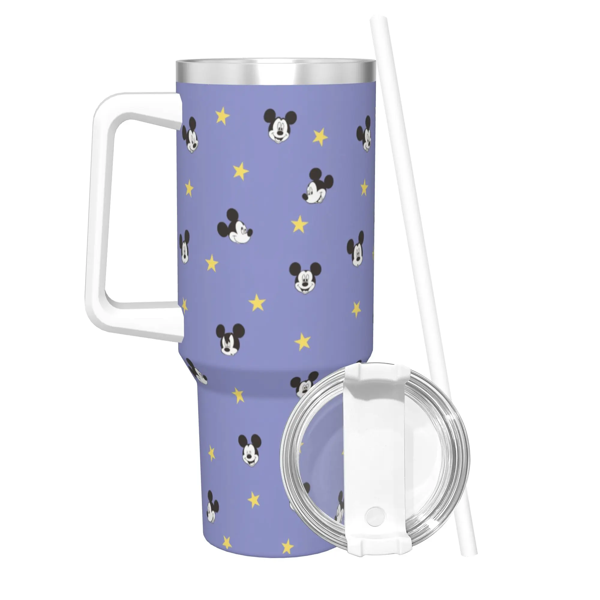 

Стакан из нержавеющей стали, милый Микки, мультяшная термокружка, герметичные кружки для холодных напитков, пляжная бутылка для воды