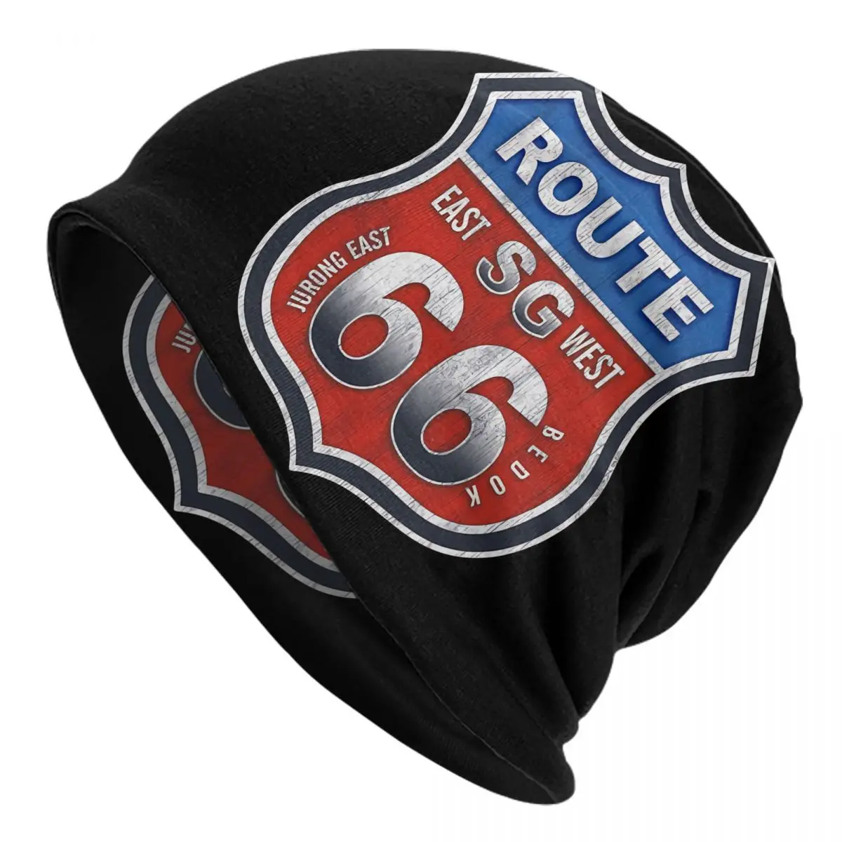 

Bonnet Hats U S Route 66 Men Women's Thin Skullies Beanies Hat East West Autumn Spring Warm Cap Hip Hop Caps