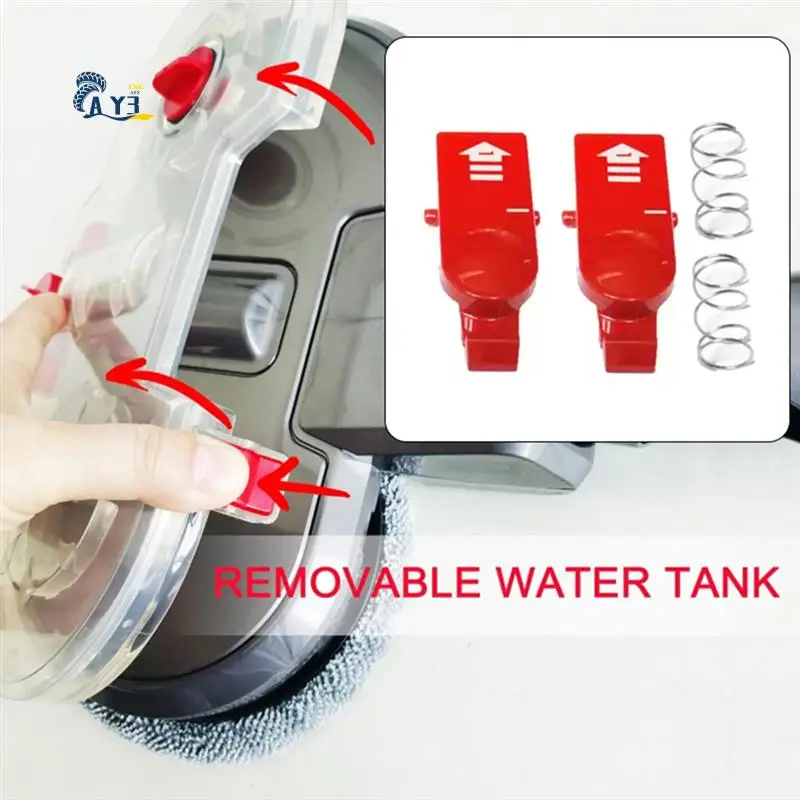 AY03-защелка, кнопка-защелка для Dyson V12, тонкий пылесос, запасные части, кнопка резервуара для воды, защелка с пружиной