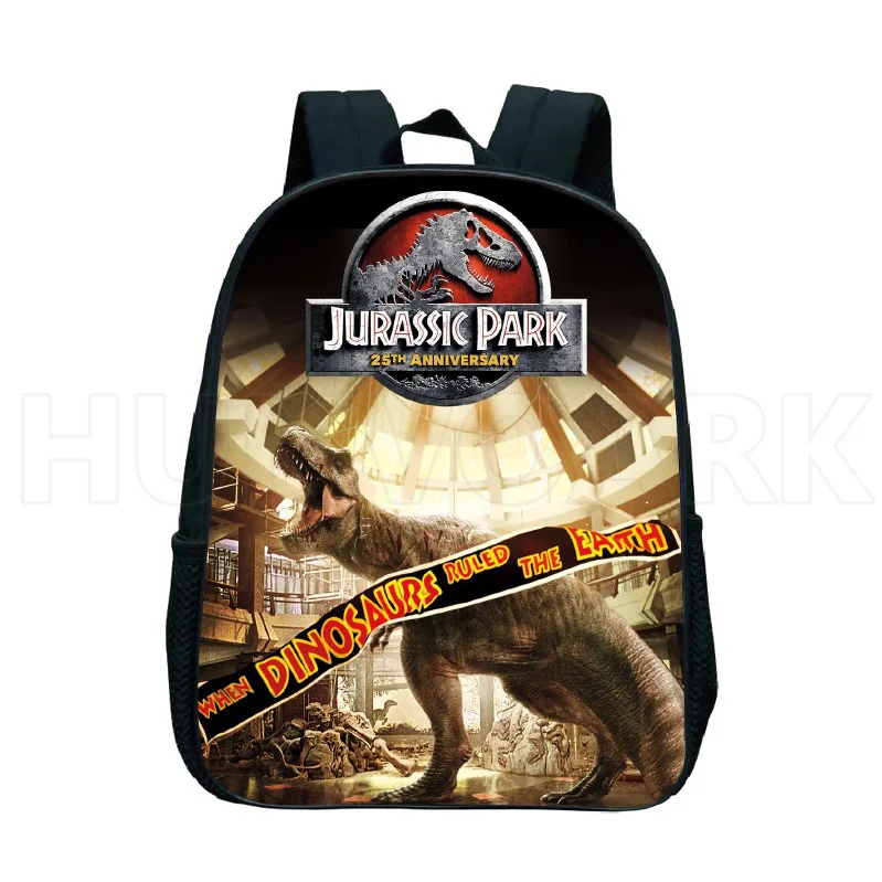 3D Animals 12inch World Park Schoolbag Jurassic Dinosaur Backpack knapsack Toys Gift For Children Travel BookBags