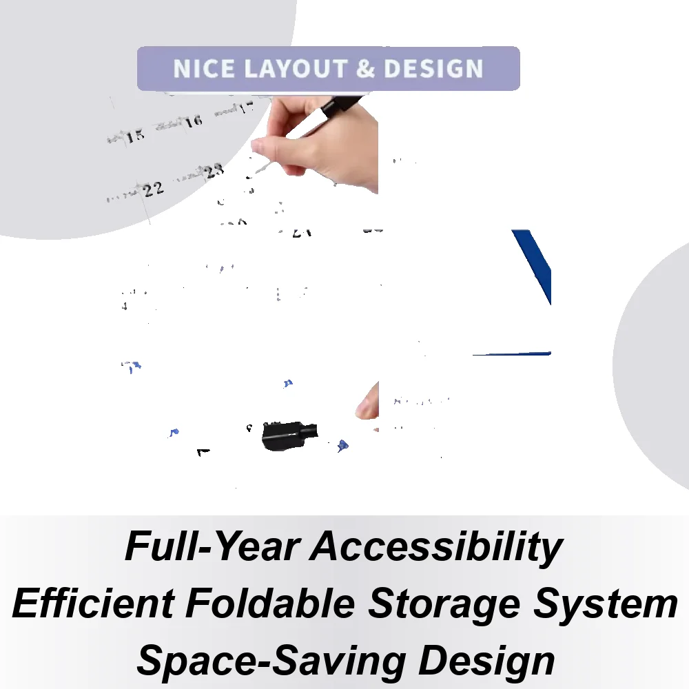 

Erasable Calendar Single Sheet 2026 Dualsided Wall Mount Home Office Large Dry Erase Monthly Planner Aesthetic