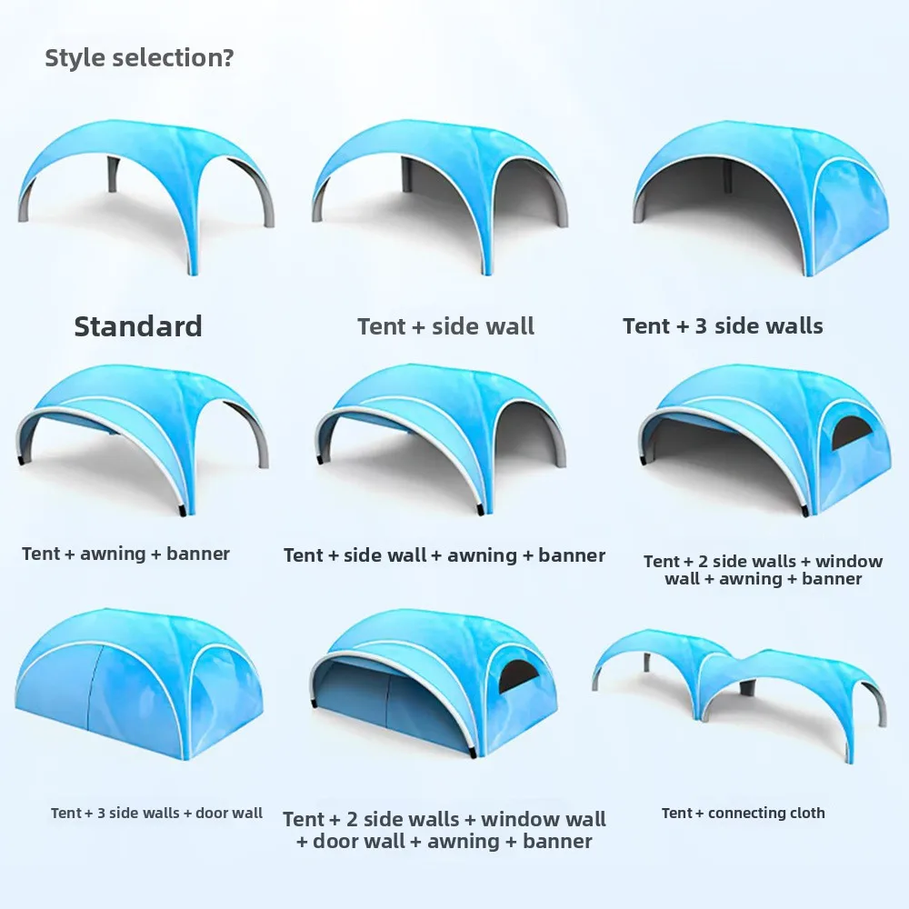 High-Impact Inflatable Air Canopy Modular Design Waterproof Personalized Inflatable Gazebo Tent for Trade Show Booth Display