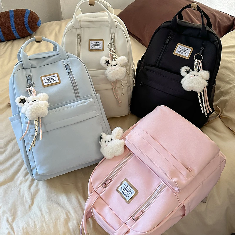 حقيبة ظهر نسائية للسفر اليومي، متعددة الجيوب، حقيبة سفر كاجوال للنساء والرجال، حقيبة مدرسية للمراهقات والأولاد، حقيبة كمبيوتر محمول