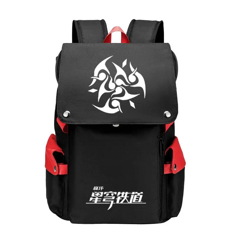 Anime Honkai Impact 3 Book For Middle And High School Students Star Rail Advance March 7 Double Shoulder Bag Trendy Large Anime