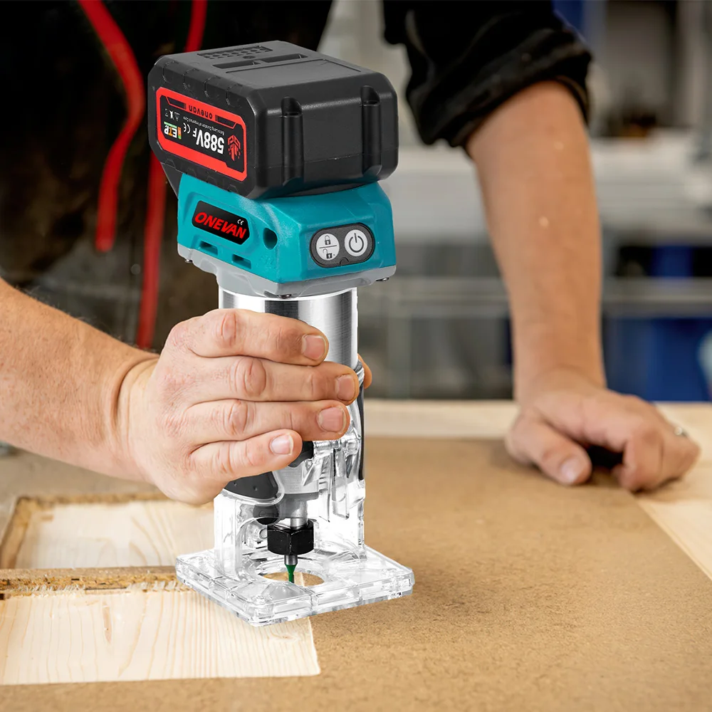 أدوات النجارة المدمجة ذات السرعة السريعة، أجهزة توجيه الخشب الكهربائية يمكنها نحت الأجهزة المنقوشة على الأسطح الخشبية