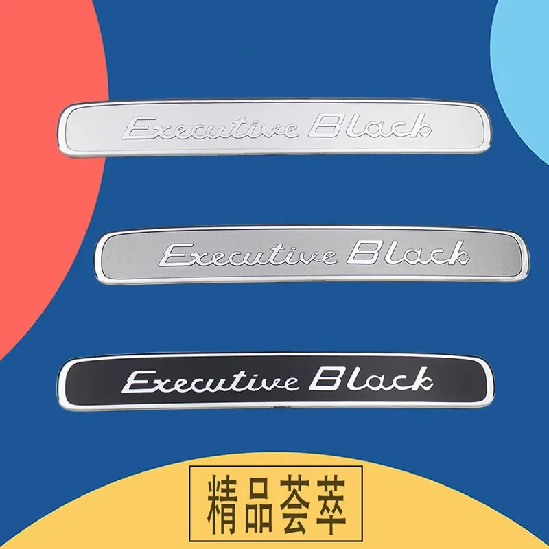 For Land Cruiser 3D Premium Car Sticker Brownstone Executive Black White 60 Anniversary Body Emblem Decal Exterior Decoration