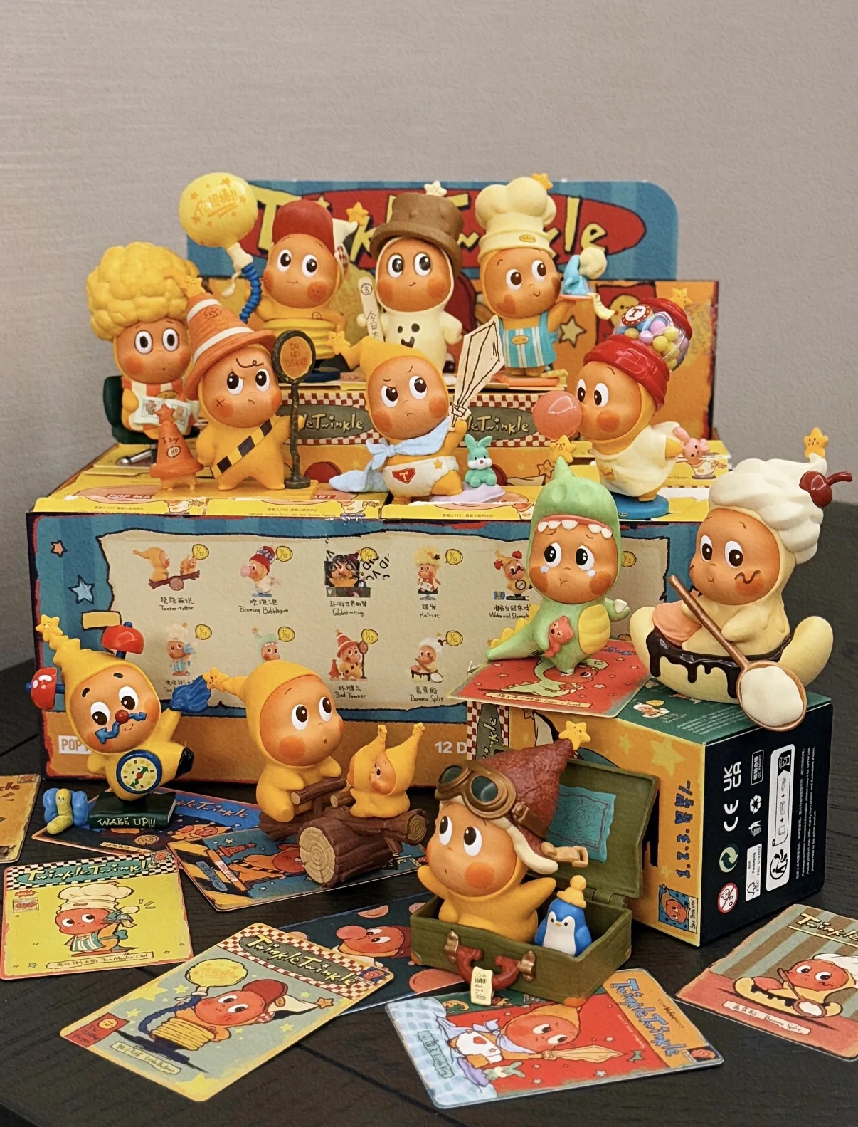 

POP MART 123 Twinkle Twinkle Series Mystery Box Blind Bag Cute Doll Figure Desktop Ornament Gift for Collection