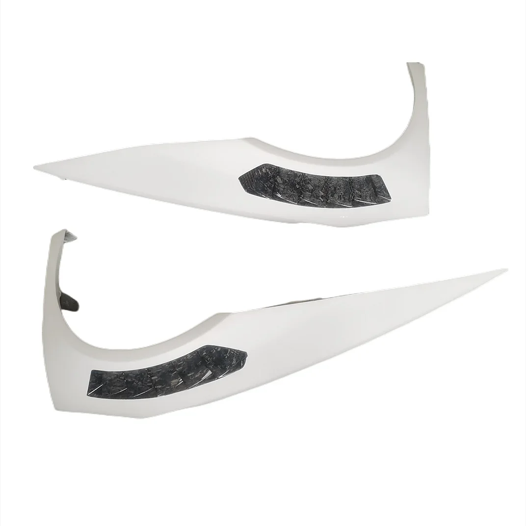 

V Style Half Dry Carbon Fiber Front Fender For Lamborghini Huracan LP610 LP580 Lambo Huracan