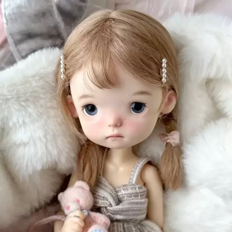 Cabeza de Muñeca BJD SD 1/6 Nueva de 2026 - Pequeña P, Hermosa Chica, Juguete de Resina, Maquillaje de Alta Calidad, Solo una Cabeza, Regalo, Envío Gratis