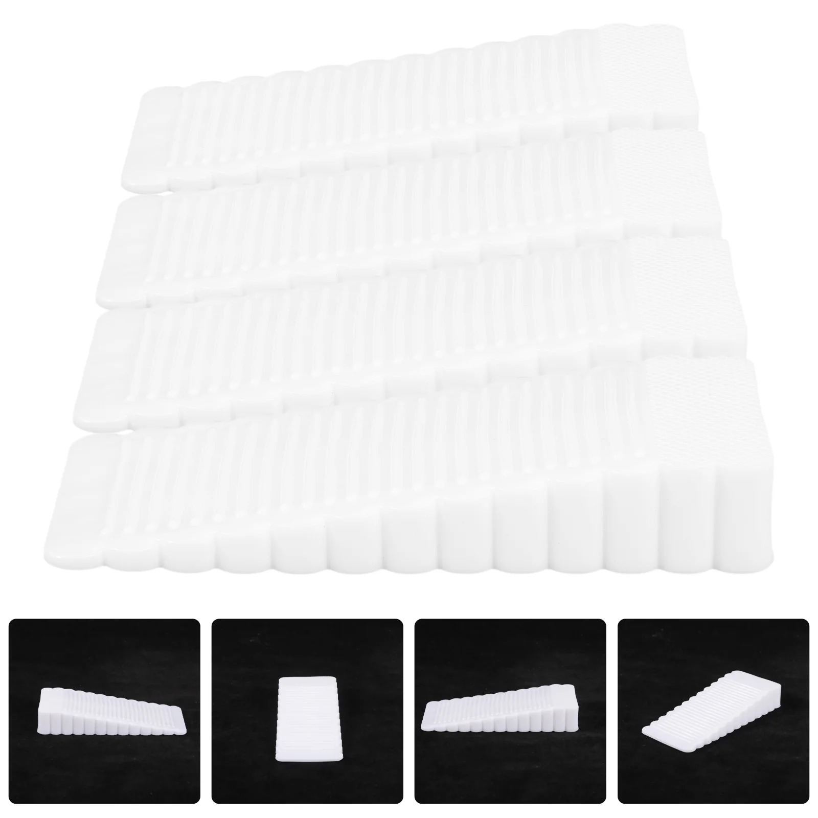 4 ชิ้นเฟอร์นิเจอร์ปรับความสูงประตู Shims ล้างโต๊ะ Workbench Leveling ความสูง Pad