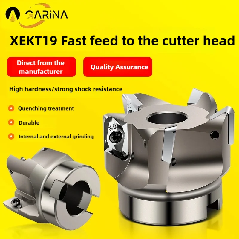 Copper aluminum CNC milling cutter XEKT19 cutter head XEKT19M508FR-MA blade special aluminum alloy