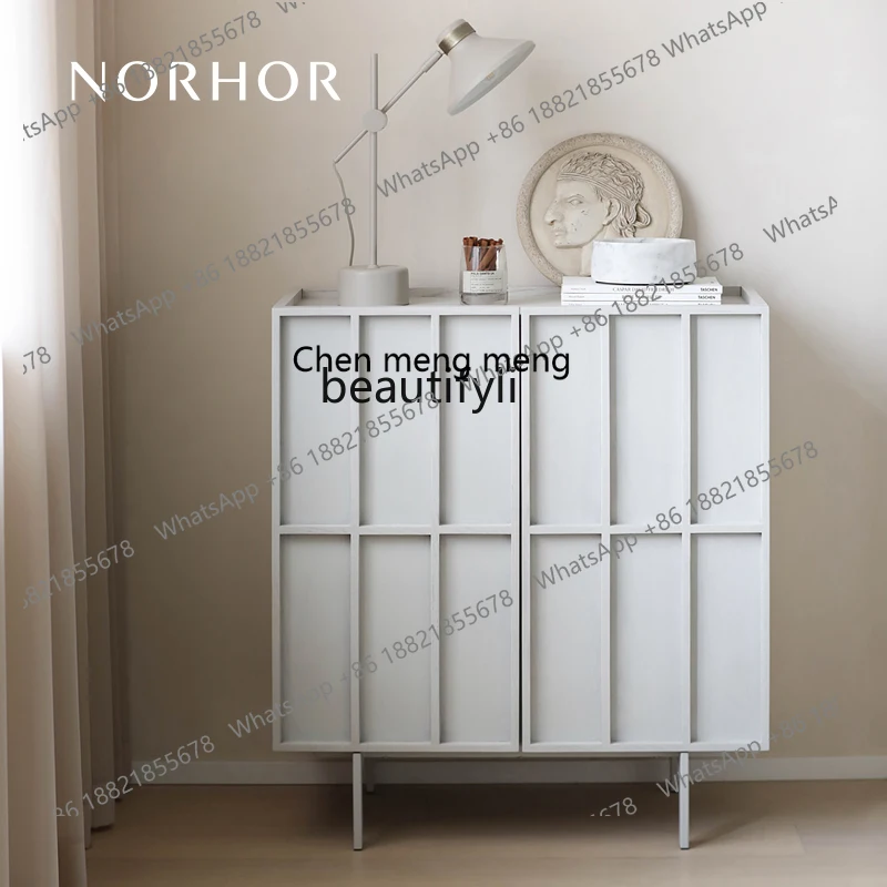 Modern Light Luxury Nordic Italian Minimalist Singapore Tableware Wine Set Storage Cabinet Side Cabinet Entrance Cabinet