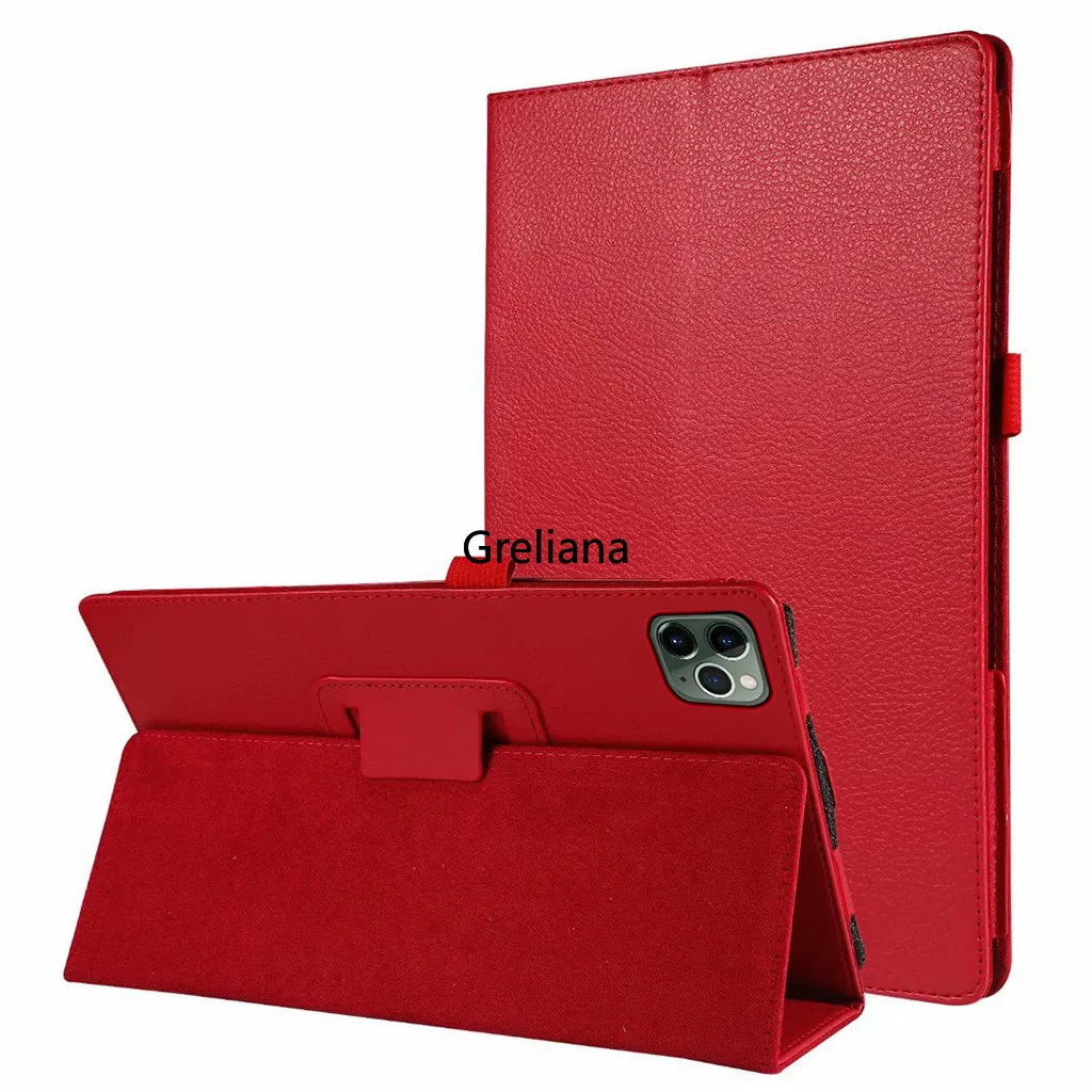 Etui do ipada PRO 12.9 2020 Gen Coque skórzane etui z podstawką pokrywa dla iPad Pro12.9 2015 2017 Case Auto Sleep Wake + folia ekranowa + długopis