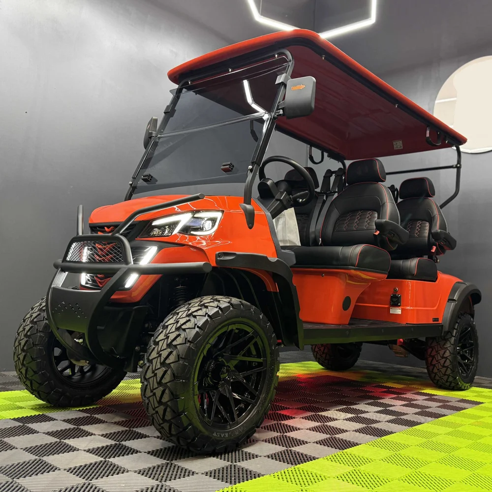 MMC Горячая цена агентства продажи Высокопроизводительная новая 48 В 60 В 72 В 4000 Вт 5000 Вт 7000 Вт 2 4 6-местная электрическая тележка для гольфа