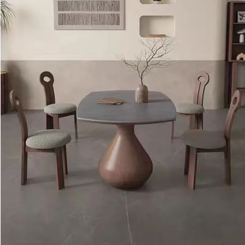 Side Bed Folding Dining Table Wood Extendable Coffee Dining Table Living Room Mid Century Mesa Comedor Multifunction Furniture - Image 2