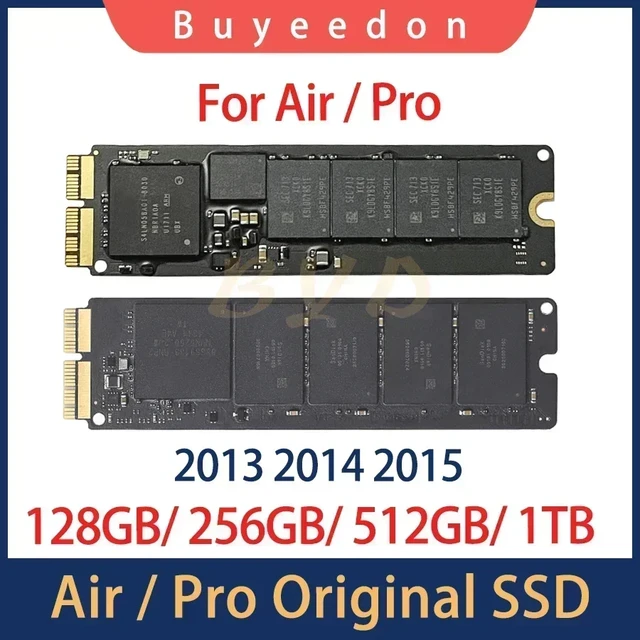 Original SSD Solid State Drive For Macbook Air Pro Retina A1466 A1465 A1502 A1398 128GB 256GB 512GB 1TB Late 2013 2014 2015 AliExpress