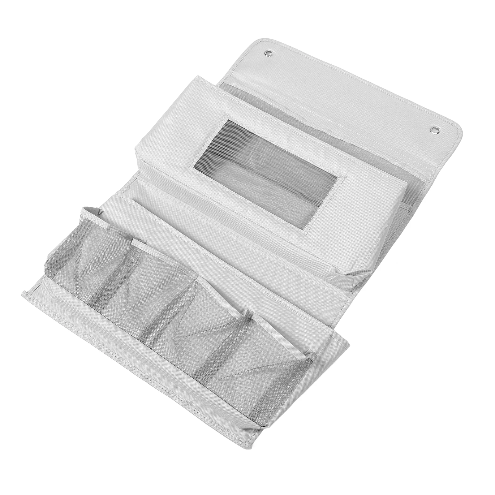

Door Back Storage Bag 2 Layers Grey 40x65cm Breathable Foldable Polyester ganizer for Bedroom Bathroom Kitchen Dormitory Storage
