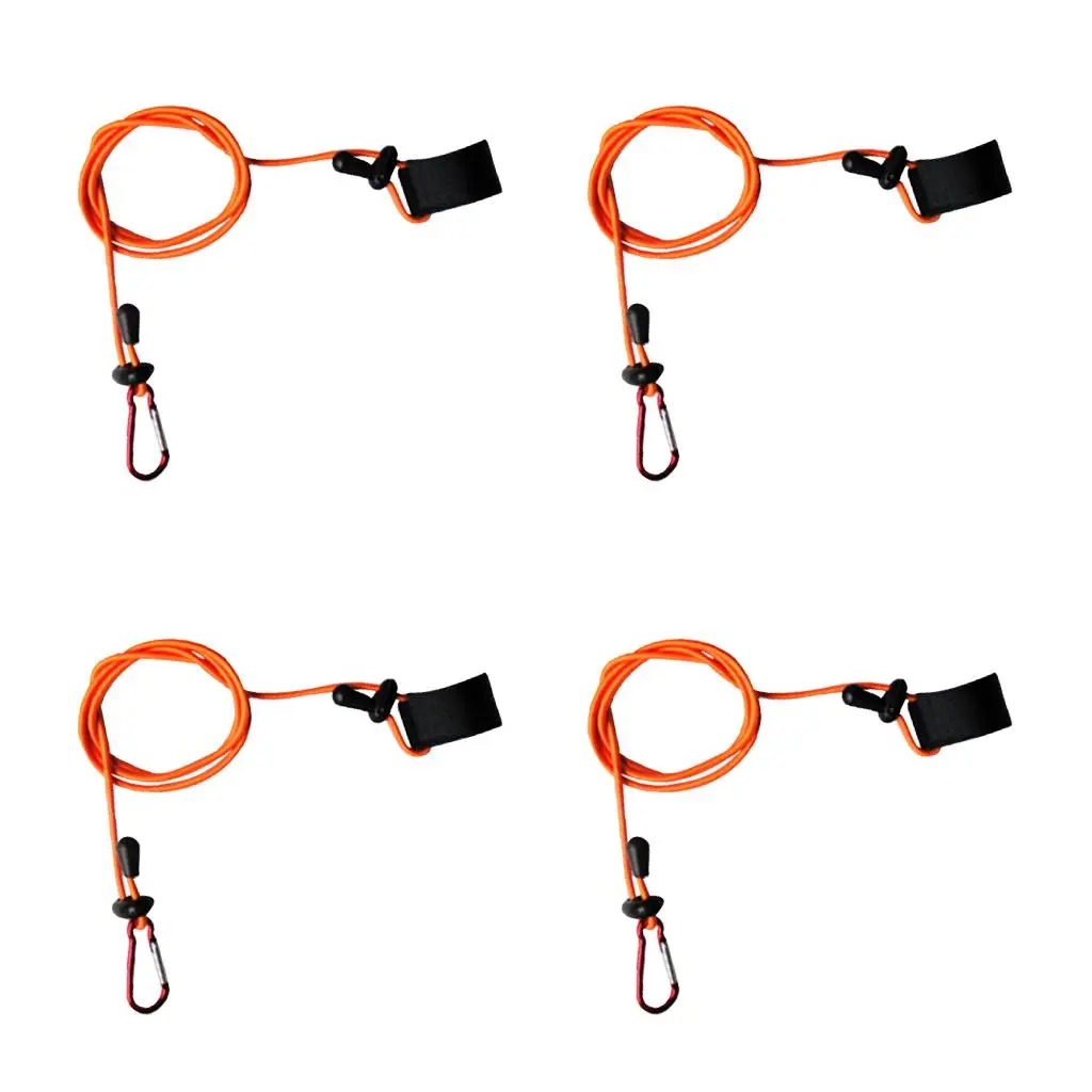 

Elastic Kayak Paddle Leash Fishing Rod Holder Canoe Boat Supplies Accessories for Small Boat and Marine Use