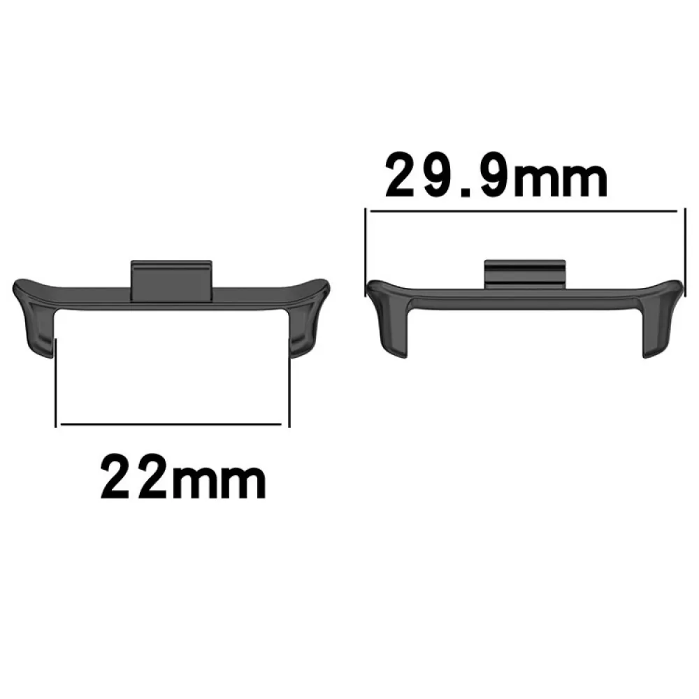 1pair Stainless Steel Connector 22MM Strap Head Piece Connecting Parts for VIVO WATCH GT Accessories