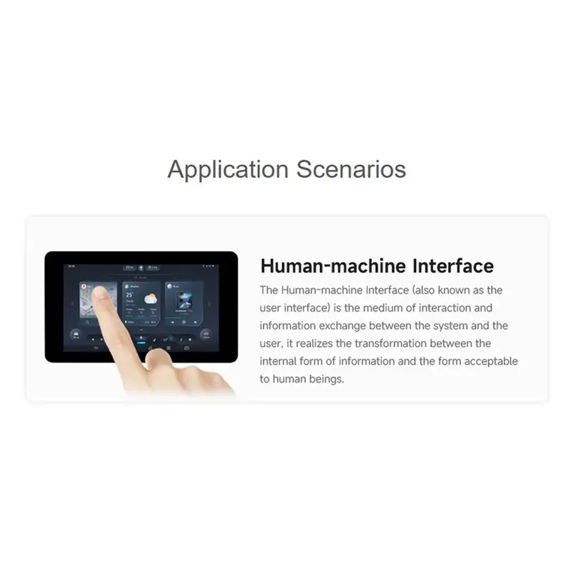 RP2350 7Inch LCD Touch Development Board 65K Color Supports Dual-Core And Dual-Architecture