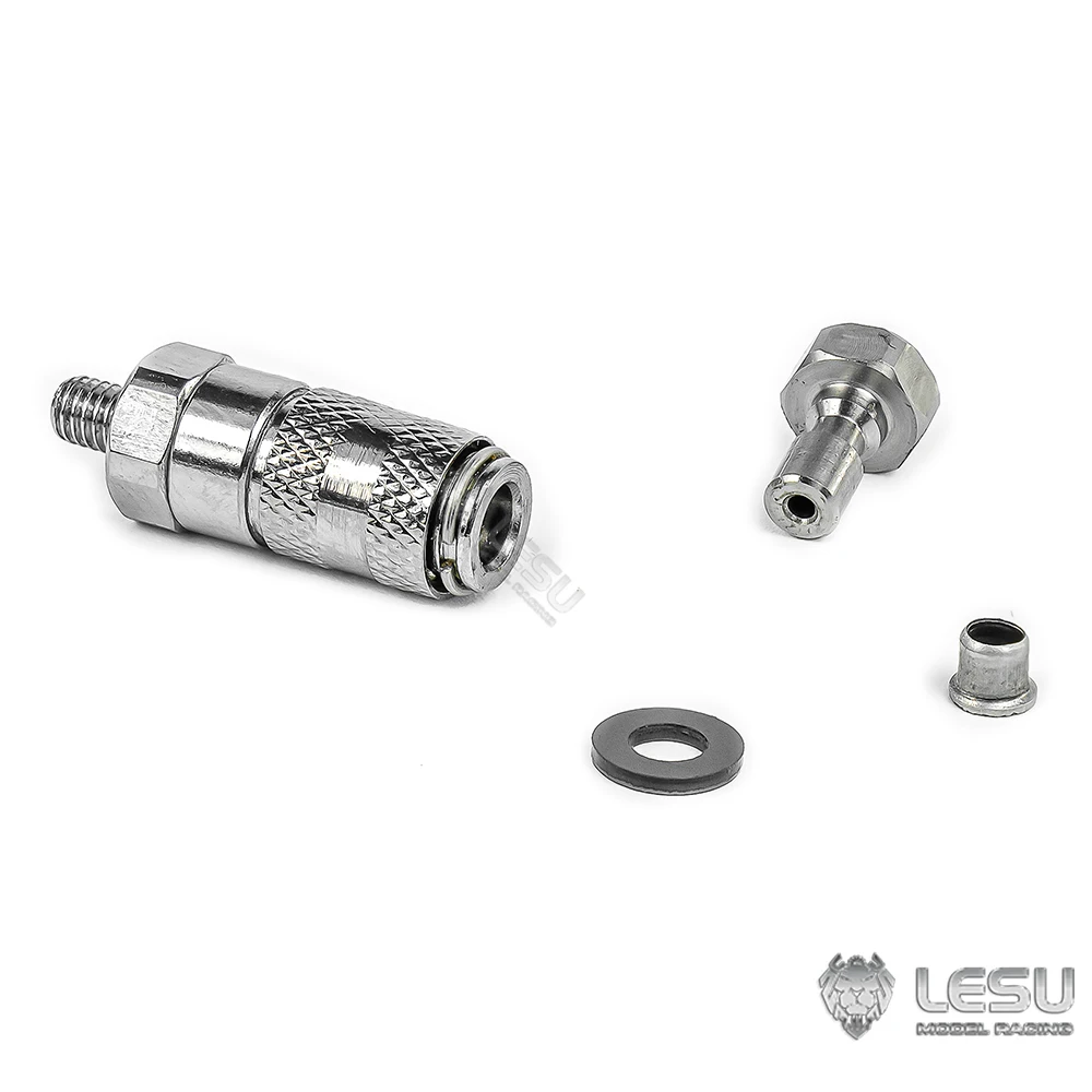 Metal Quick-release Conversion Connectors For 1/14 LESU RC Hydraulic Truck 2x1MM/2.5x1.5MM Spare Parts Accessories Toy TH23106