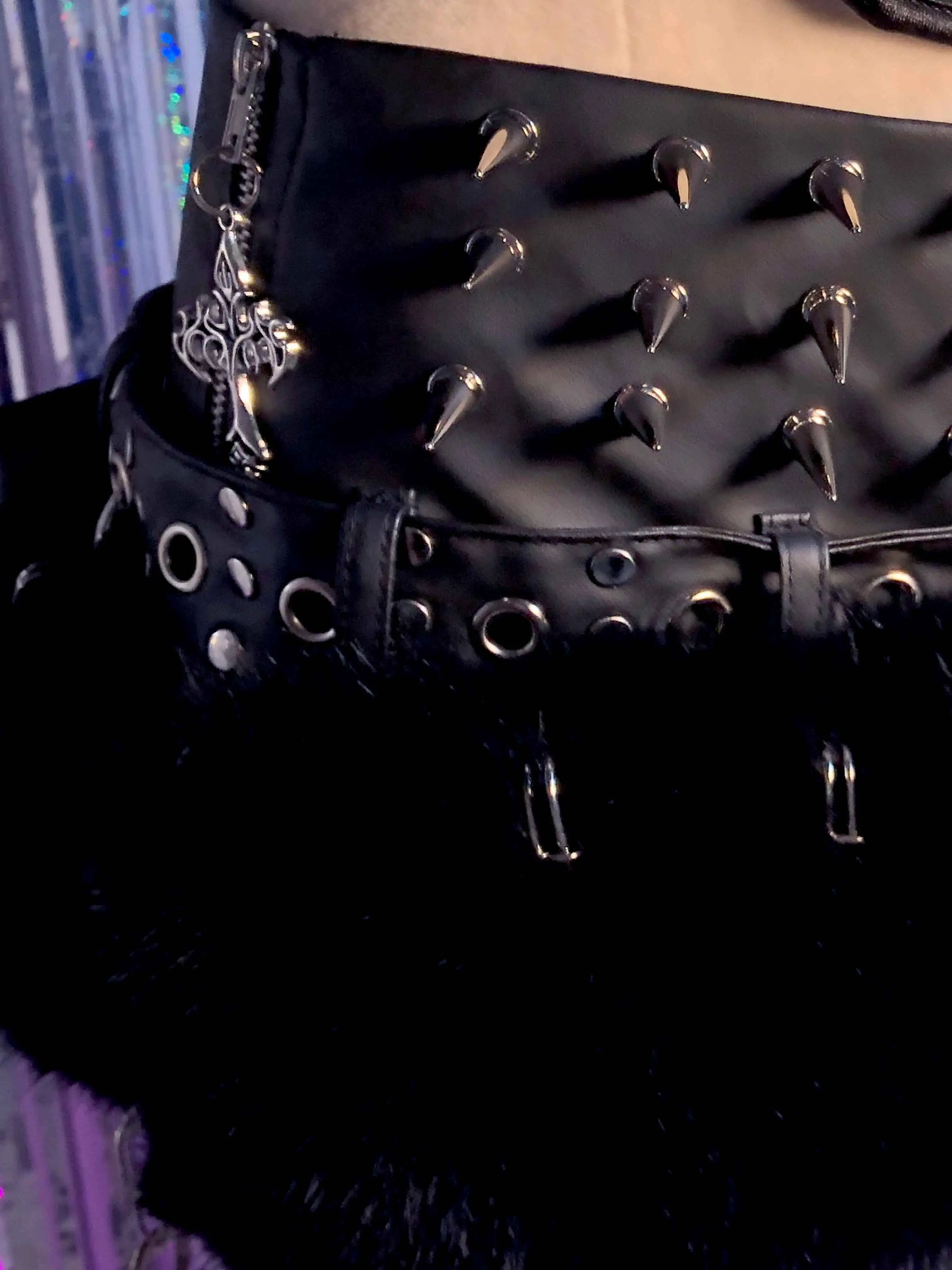 

Гранж Харадзюку 90-х годов ручной работы E-Girls Готические юбки Хип-хоп Клубная одежда Kawaii Панк Рок Подросток Эмо Гот Y2K Веганская кожа DIY Эко