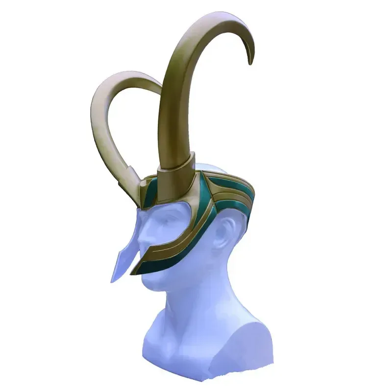 

Cy1/1 Superhero Role play Cool Loki Angle mask Helmet adult cosplay Costume Fancy Dress party Anime stage show props