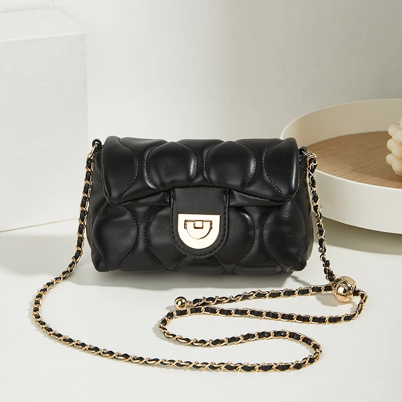 

Модная женская универсальная нишевая дизайнерская высококачественная текстурированная сумка через плечо и через плечо нового стиля