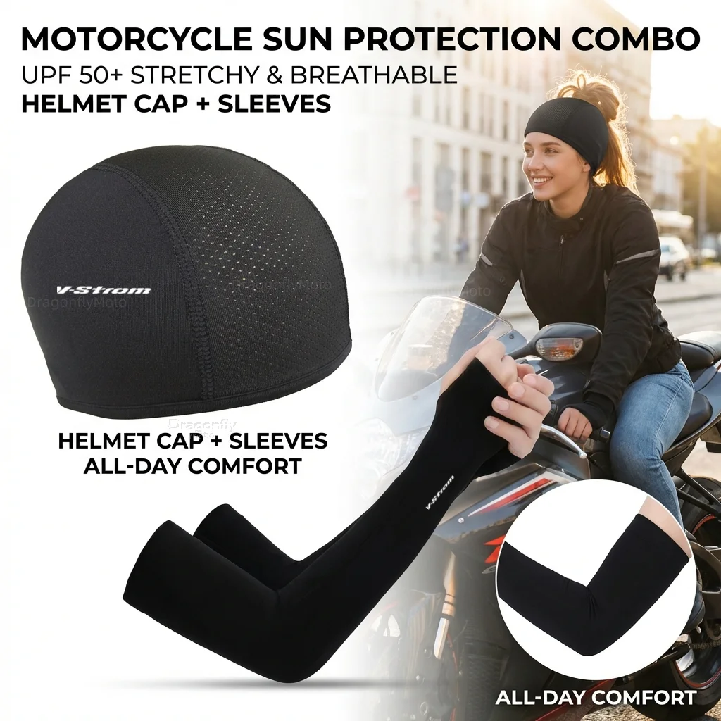 

For SUZUKI Vstrom DL 250 650 1000 V-Strom 650XT 1000XT Vstrom650 Vstrom1000 Motorcycle Summer Sun Protection Cap Cycling Cap