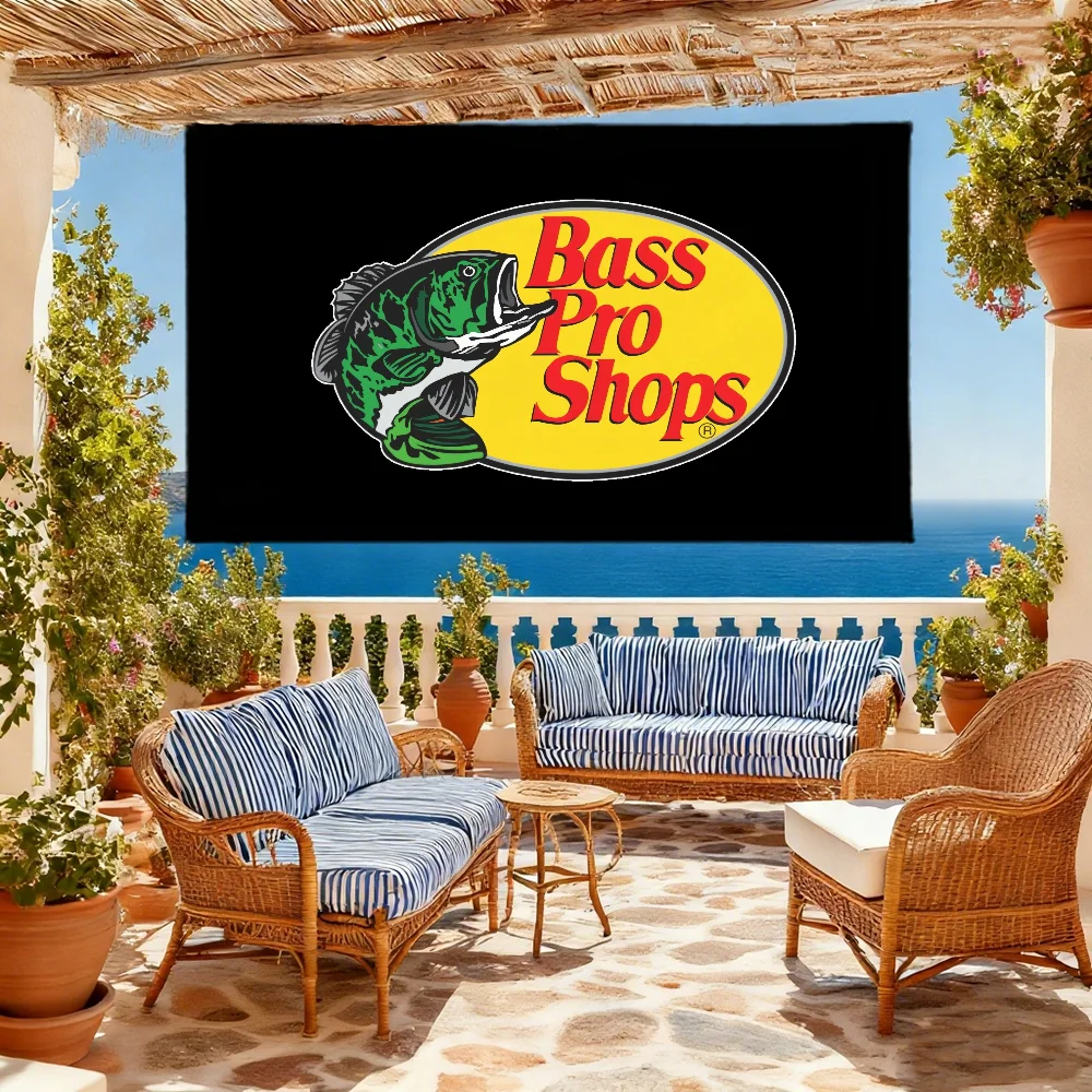 B-bass-P-pro-s-shops Flag Durable Outdoor Indoor Patio Festive Decoration Classic Design Pole Wall Room Banner