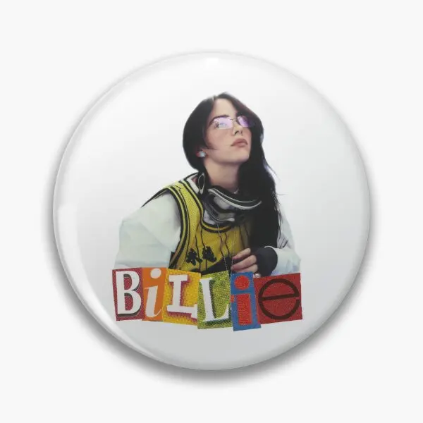 Billie Digital Design  Soft Button Pin Funny Women Lapel Pin Cute Decor Jewelry Badge Lover Collar Creative Hat Fashion Cartoon