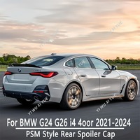 For BMW G24 G26 I4 420i 430i 440i M440i 4 Door Gran Coupe 2021-2024 Car PSM Style Rear Trunk Roof  Boot Lip Spoiler Cap Tuning