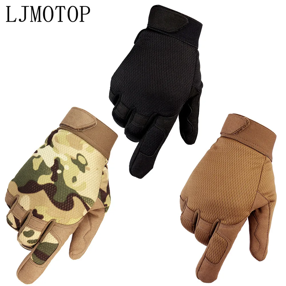 High Quality Breathable Motorcycle Full Finger Gloves Touch Screen Gloves For YAMAHA tmax 500 530 xp500 xp530 xj600 keeway tx125