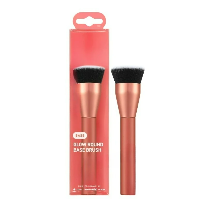 Round Base Makeup Brush, for Liquid & Cream Foundation, 1 Count