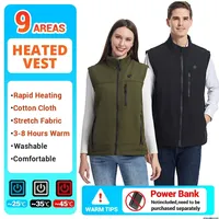 9 Zone Heating Vest For Men Women USB Infrared Thermal Jacket Smart Heating Clothes New Winter Cold-proof Sleeveless Coat Hiking