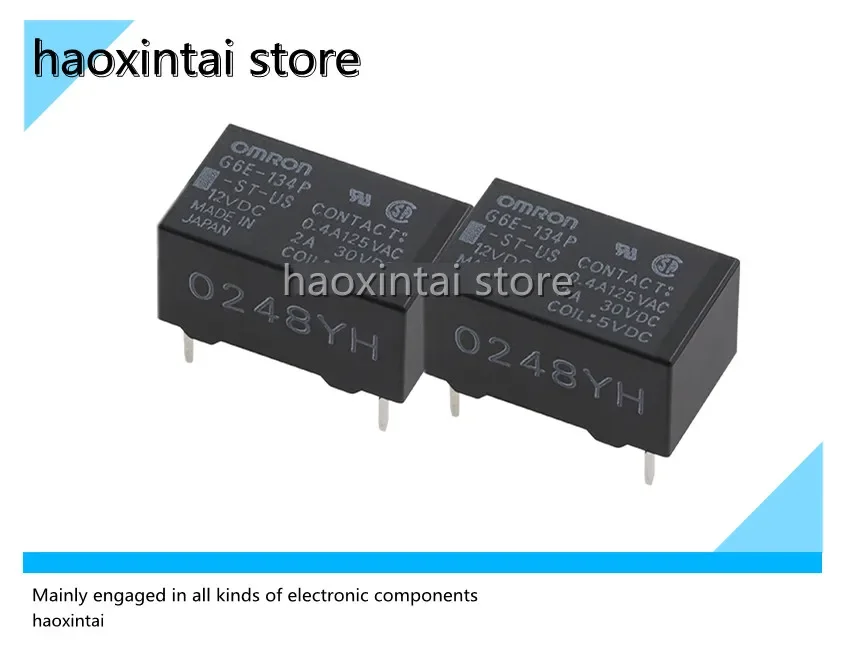 1pcs  relay G6E-134P-ST-US-12VDC 0.4A 1250VAC