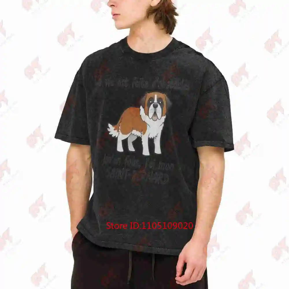 Saint Bernard Collector's Edition Vintage Washed Tee Pure Cotton T-Shirt