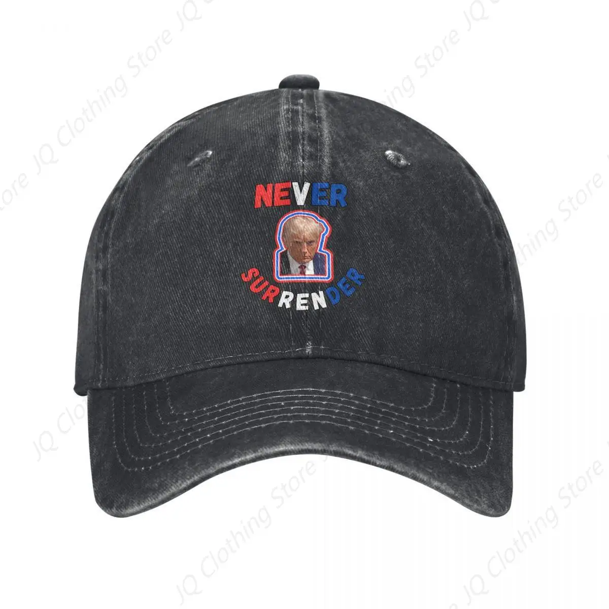 

Trump Never Surrender Men Women Baseball Cap President Political Trump Democrat Distressed Washed Hats Cap Fashion Golf Sun Cap