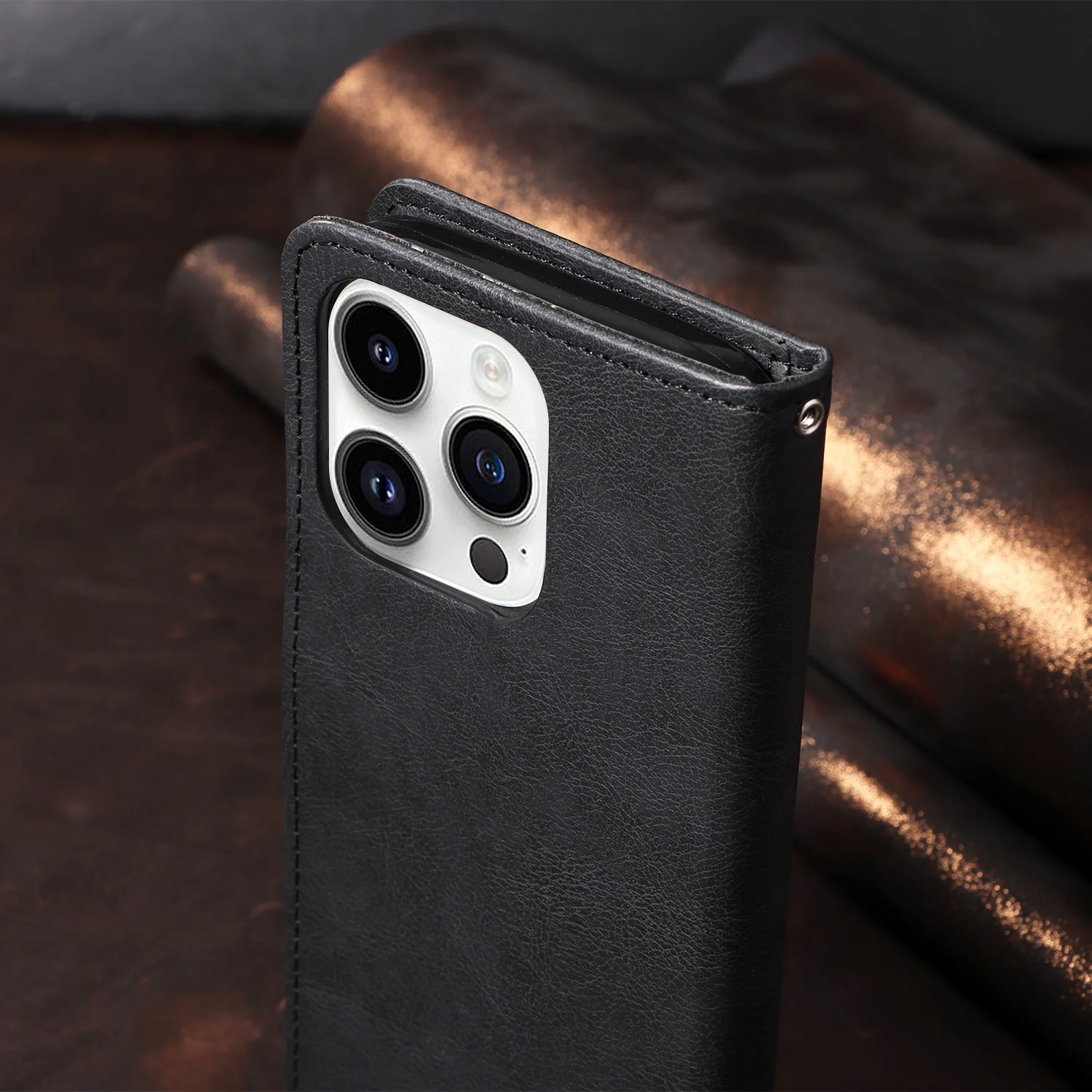 حافظة هاتف جلدية فاخرة لهاتف سوني اكسبيريا 1 VII 10 VI 2024 5 III 2 8 غطاء حماية مغناطيسي مقاوم للصدمات